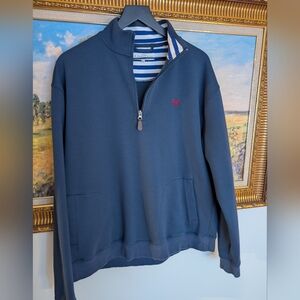 Bald Head Blues Navy Zip-Up Sweatshirt XL
